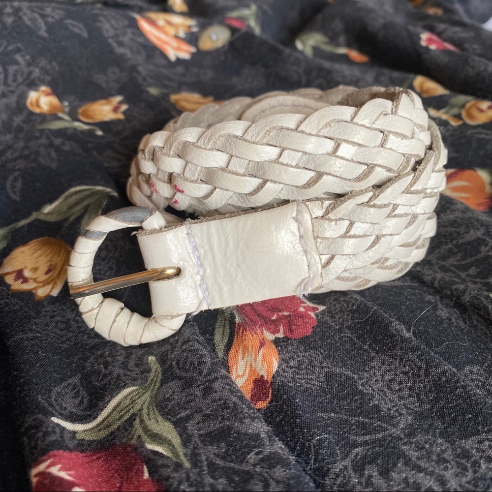 Leather Braid Belt